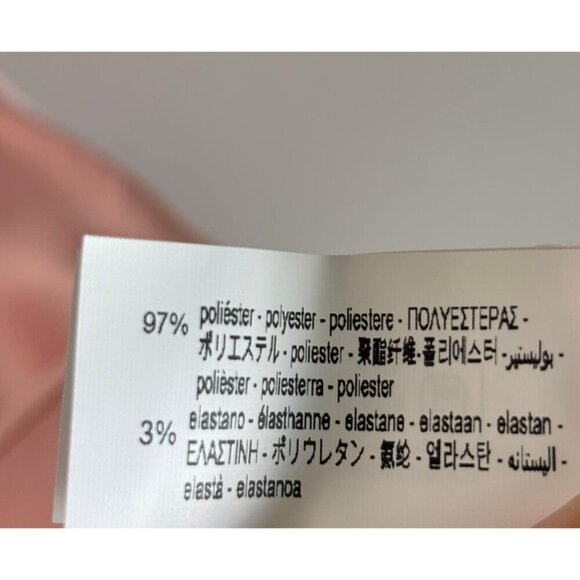 ZARA Womens Pink Satin Midi Dress Flutter Sleeve V-Neck Bloggers Favorite Size S - Picture 7 of 12